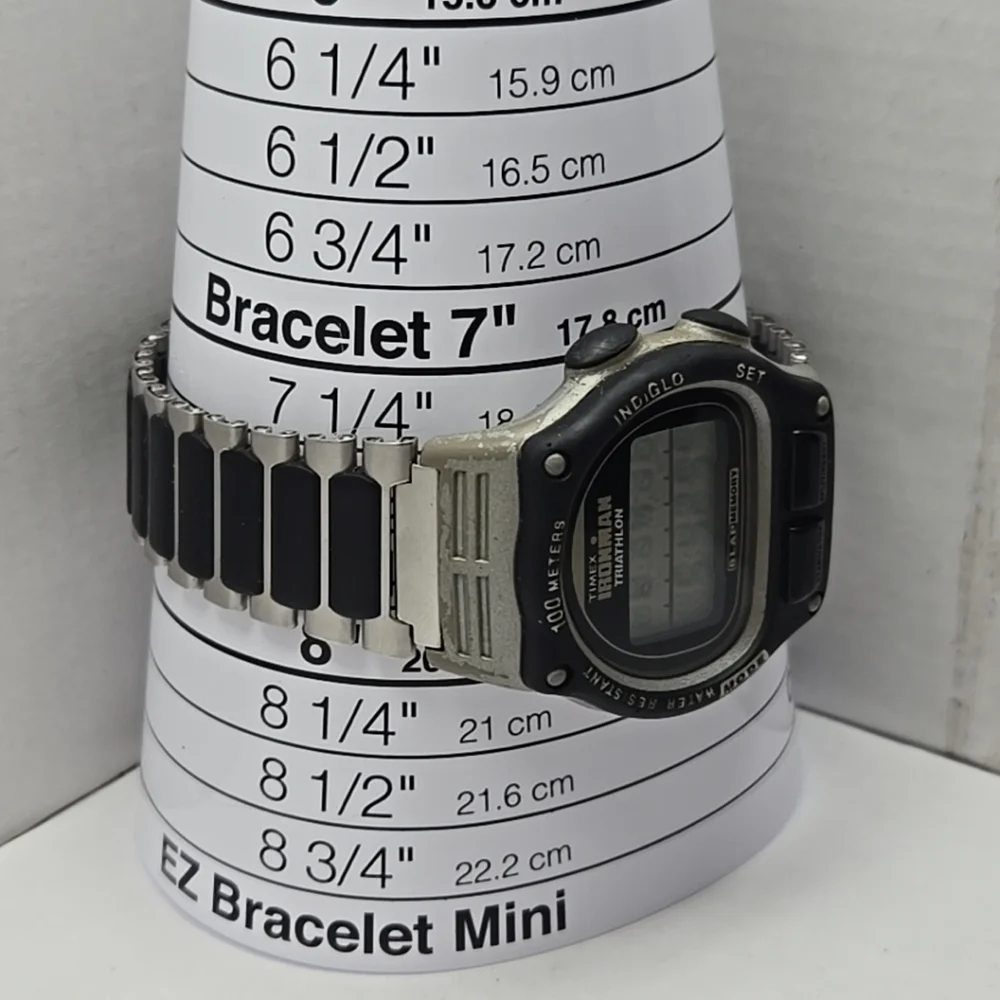 Vintage Timex Ironman Triathlon 8Lap Watch 1997 100M Digital Indiglo New Battery